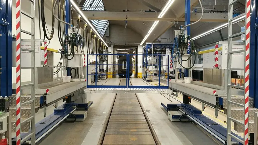Wartungshalle, Bahntechnik